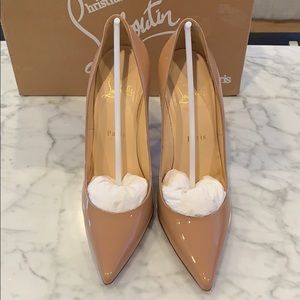 Christian Louboutin Decollete 100 Patent Nude